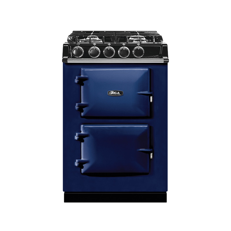 AGA Mini Cast Iron 60 Dual Fuel with Gas Hob